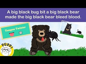#TongueTwister 👅🌀- A big black bug bit a big black bear made the big black bear bleed blood. 🐻🪲🩸