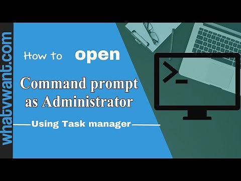 how to run command prompt as administrator using task manager