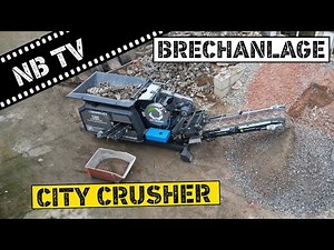 Kompakte Brechanlage | Komplet | City Crusher | NB Baumaschinen