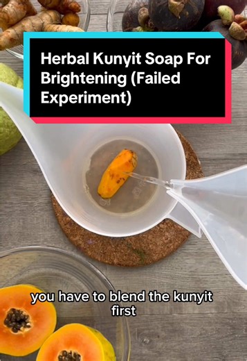 Kunyit Herbal Soap: Epic Fail in Soap Making
