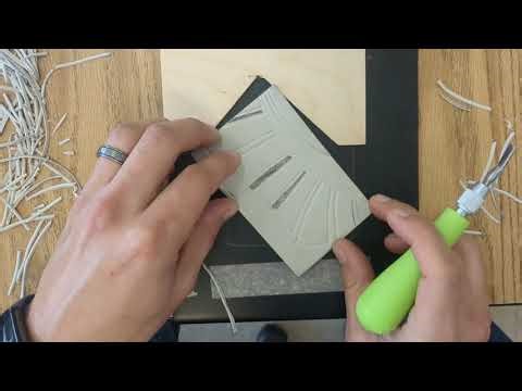 Linoleum Block Carving & Printing - 2 Ways