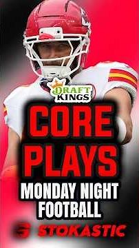 DraftKings NFL DFS Core Plays Week 5 | Monday Night Football Picks 10/6/25
