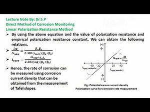 Linear Polarization Resistance Method of Corrosion Monitoring