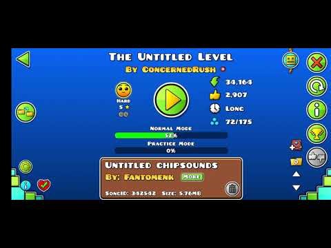 Geometry Dash - The Untitled Level 100%