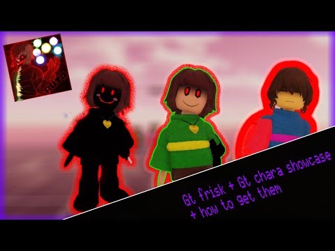 Gt frisk + Gt chara showcase + how to get them in Alternative Universes Tower Defense [New update]
