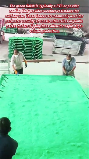 Industrial Manufacturing Of Protective Metal Security Fencing