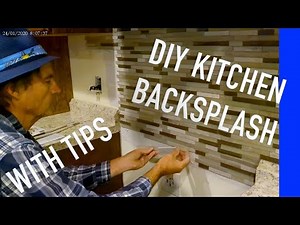 Cheap Kitchen Upgrade:Tile Backsplash with Tips - Simple D.I.Y Project