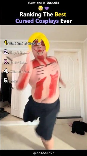 Ranking the BEST and funniest cursed cosplays 😂✨