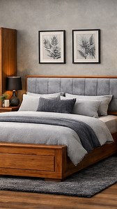 Nikambur teak wood box cot | Canolli Wood Furniture