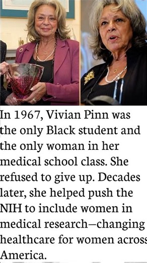 Vivian Pinn: The Woman Who Changed Medical Research#InspiringWomen #HistoryFacts#USA