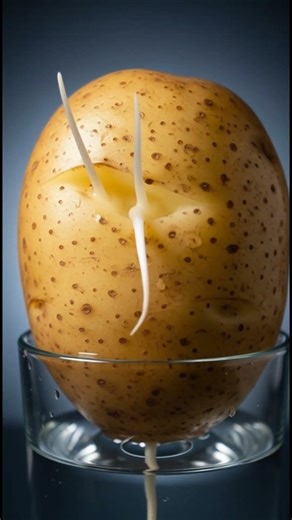 this is potato 🥔 before growth#sicencefact #potato #science