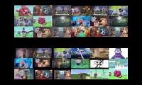 Mix of 4 videos from youtube : C Rocas 2 Sparta Nineparison Quadparison