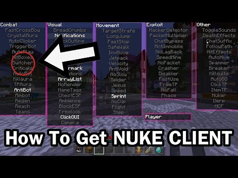 How To Get Nuke Hacked Client Minecraft Bedrock!