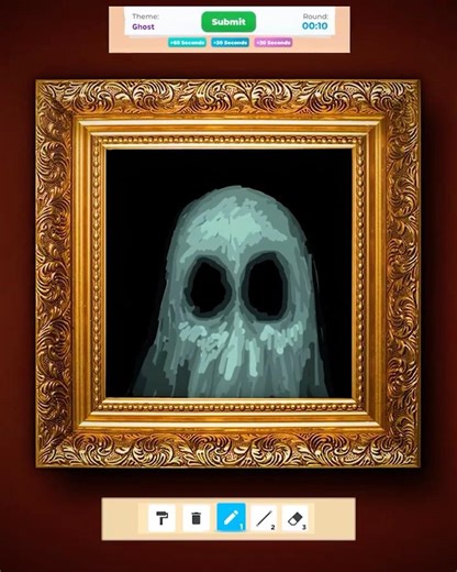 Can I Draw a Ghost? Roblox Speed Draw #roblox #art #painting #shorts