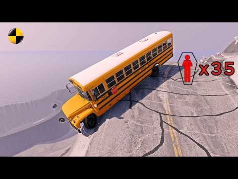 Realistic High-Speed Car Crashes in BeamNG.drive #198 | Ultra Detailed Crash Compilation