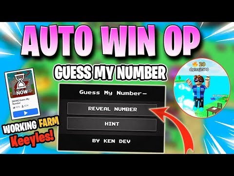 GUESS MY NUMBER SCRIPT * NO KEY* REVEAL NUMBER, BEST AUTO WIN, INFINITE MONEY & MORE! ✅💸