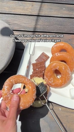 Donut S'mores hit different and I fear you haven't tried it yet | City Bonfires