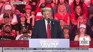 5.2K views · 394 reactions | FULL SPEECH: President Trump Holds a Rally in Greensboro, NC - 11/2/24 | Right Side Broadcasting | Facebook