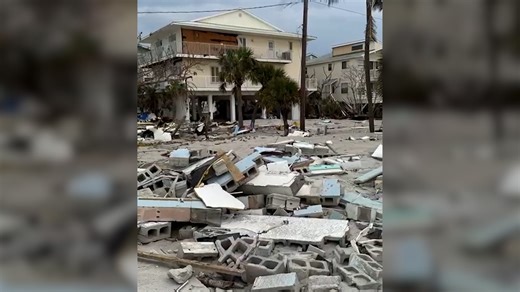 Video shows Manasota Key ravaged by Hurricane Milton in Florida