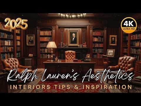 2025 Interior Design Tips & Inspiration: Creating Ralph Lauren's Aesthetics in Modern Homes