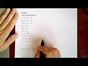 Adding Signed Numbers