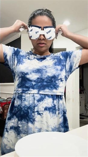 Eye compress for irritated dry eyes