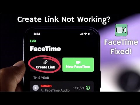 FaceTime Create Link Not Working on iOS 15 [Fixed Quickly]