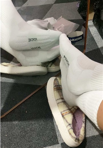 Non Slip Sports Socks for Men — White PsycheSocks