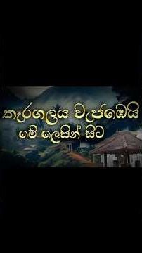 O/L Sinhala Karagalaya Meets Sanka ❤️ | කෑරගලය වැජඹෙයි x රිදෙන නොරිද්දෙන #shorts #olsinhala
