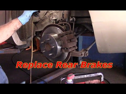 Replace Rear Brakes & Rotors 2007-2017 Toyota Camry