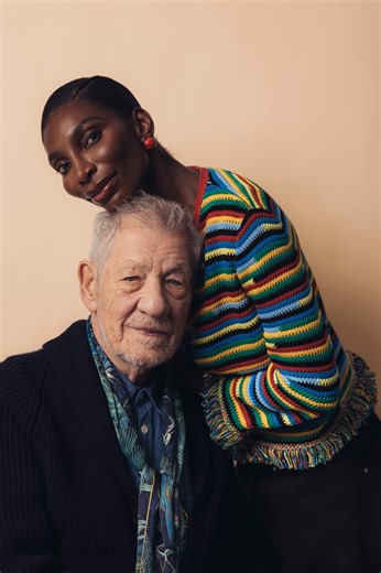 Ian McKellen and Michaela Coel on art, their friendship and ‘The Christophers’