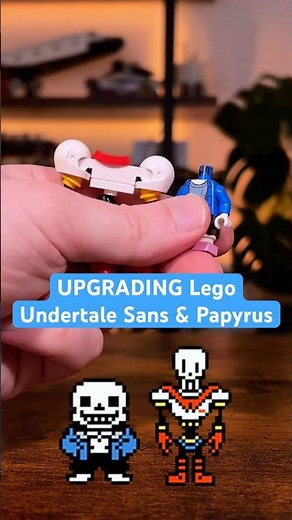 UPGRADING Lego Undertale Sans & Papyrus #lego #undertale