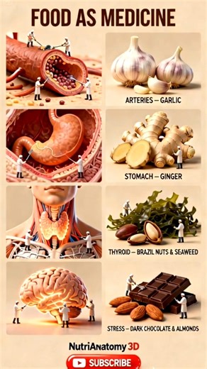 Food as Medicine | Arteries, Stomach, Thyroid & Stress Healing Foods