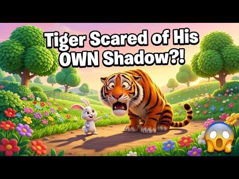 "Tiger Scared of His Own Shadow 😱
