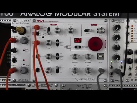 Waldorf NW1 User Wavetable Tutorial and Demo