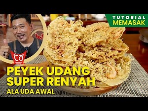 Resep Peyek Udang Super Renyah- UDA AWAL