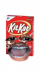 Break me off a piece of that fade #kitkat #cereal #breakfast #desayuno | Carter Anderson