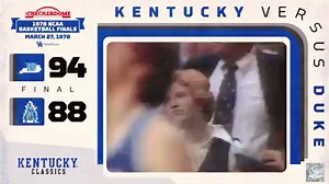 19K views · 606 reactions | The exclamation point from James Lee!!! After 20 years, the national championship belonged to your Kentucky Wildcats once again!!! UK 94, Duke 88 (1978) | FINAL | Kentucky Men's Basketball | Facebook