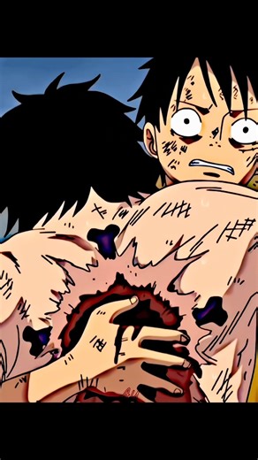 Luffy and ace~ die with a smile💔 [edit/amv] #onepiece #luffyedit #acedeath #fyp #shortsfeed
