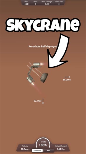 Mars SKYCRANE in Spaceflight Simulator