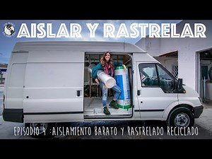 COMO RASTRELAR y AISLAR FURGONETA CAMPER kaiflex lana de roca