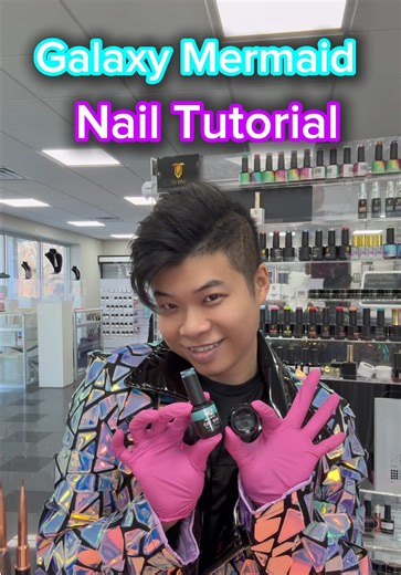 Galaxy Mermaid Nail Art Products Collection