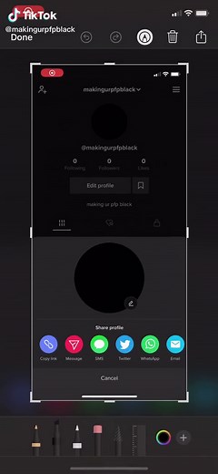 Black Profile Picture Ideas for TikTok | Easy Ways to Create Dark Profile Images