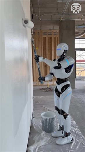 Painter robot is extremely precise (AI) | Productive Panda