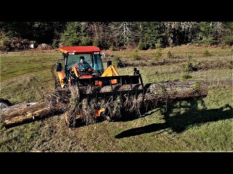 Testing New Land Pride Grapple SCG1060