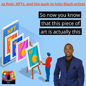 Rapper and entrepreneur Ja Rule breaks down why he thinks #NFTs and #cryptocurrency are the future for both Black artists and investors. Listen to the full episode here: https://bit.ly/3MsJs0q | 1010 WINS | Facebook