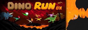 PCゲーム無料配布『Dino Run DX』迫る隕石群から逃げる！ちび恐竜ランアクション　[Indie Gala／DRMフリー]
