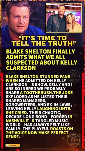 Blake Shelton FINALLY ADMITS What We All Suspected about Kelly Clarkson#shorts #viral