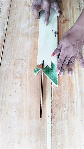 A quick technique for forming patterns using a table saw