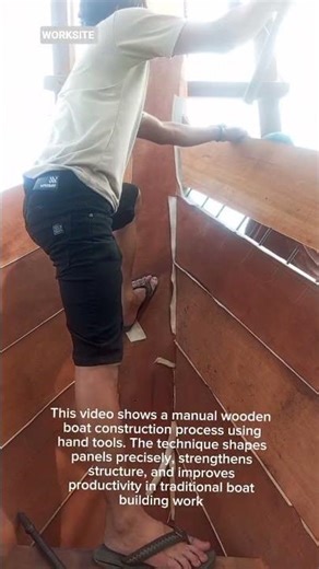 Traditional Wooden Boat Building by Hand | Skilled Craftsmanship Process